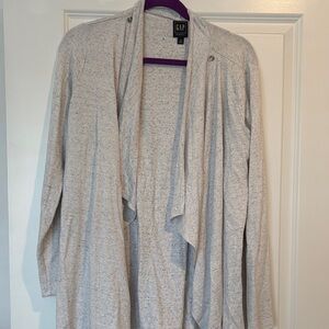 GAP Women's Light Gray Cardigan